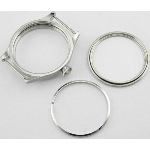 44mm Durable Stainless Steel Case For 6497/6498 Seagull ST36 Movement Watch