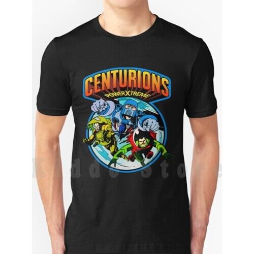 The Centurions T Shirt Print For Men Cotton New Cool Tee Animation Action Tv Centurion Series John Thunder Amber Doc Terror