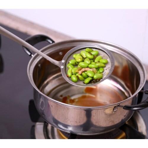 Stainless Steel Food Colander Kitchen Strainer Oil Strainer Flour Colander Sifter Mesh Filter Kitchen Accessories