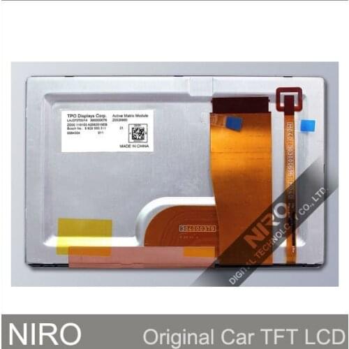 New Original A+ Car TFT LCD Monitors TPO LAJ070T001A LCD Display Panel For VOLVO S60 S80 XC90 With Touch Screen