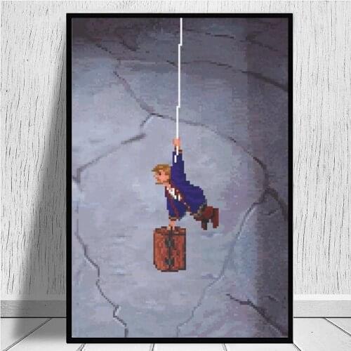 Monkey Island II canvas prints Wall Canvas Decoration for Living Room, Home Decoration, Movie Poster, Cuadros Modernos