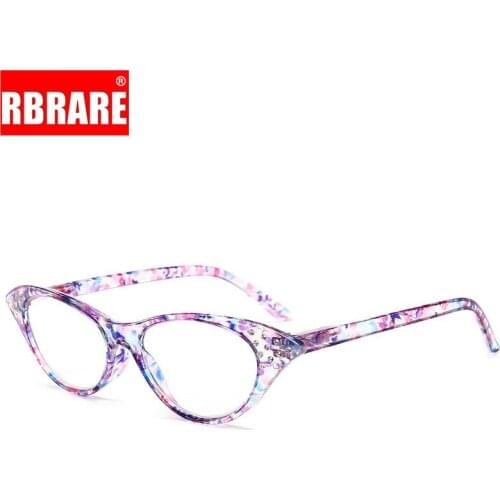 RBRARE Old Man Anti-fatigue Reading Glasses Frame Women High-end Cat Eye Reading Glasses Men Progressive Women Gafas Para Leer