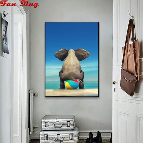 Full Square/Round Drill 5D DIY Diamond Painting elephant Embroidery Cross Stitch 5D Home Decor Gift