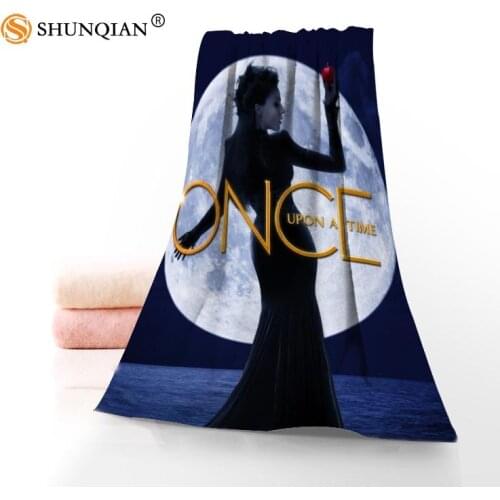 Microfiber Towels Custom once upon a time Face Towel/Bath Towel Size 35x75cm, 70x140cm for family travel