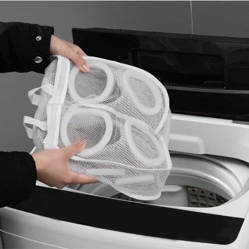 Shoes Anti-deformation Mesh Bag Home Clothes Bras Machine Washing Protective Bag Travel Portable Shoe Storage Bag Hanging Bags