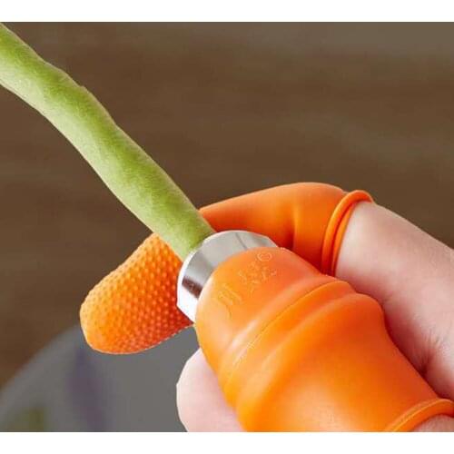 Gardening Silicone Thumb Knife Finger Protector Farm Vegetable Fruit Grape Picker Gears Cutting Vegetable Harvesting Tools