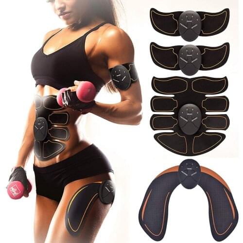 Muscle Stimulator EMS Smart Hip Trainer Wireless Buttock Abdomen Pad Arm Leg Toner Fitness Body Shaper Unisex Workout Equiment