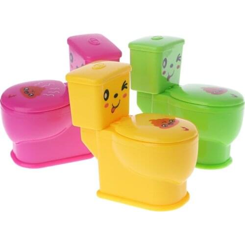 Tricky Tricky Toilet Funny Halloween Trick Miniature Mini Gadgets April Fools Day Toys Children Kids Adult Seat Toy New Joke
