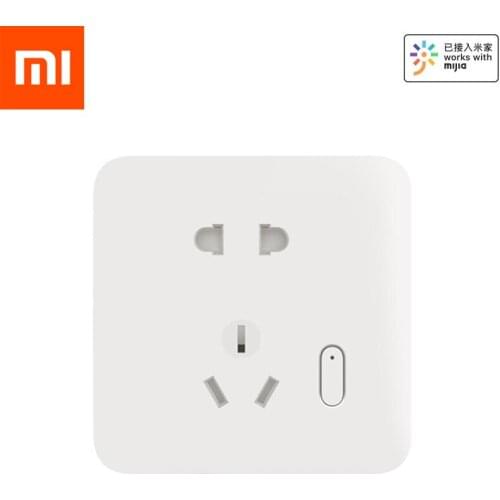 Original Xiaomi Mijia smart wall socket Mijia app remote control switch power statistics voice remote control OTA upgrade