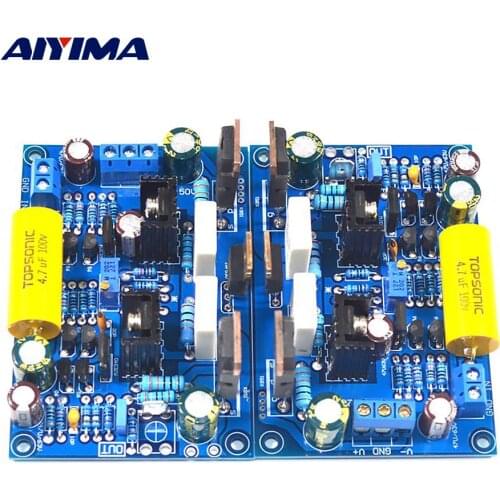 AIYIMA 2pcs Amplificador Power Amplifier Audio Board K851 FET Class A Mini Amp 100Wx2 DIY Sound Speaker Home Theater