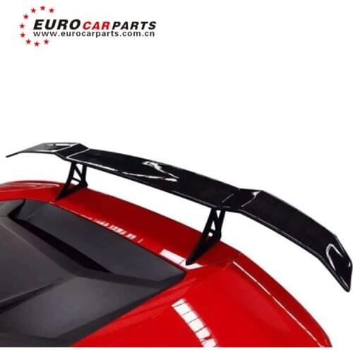 LP610 carbon finber rear wing for LP610 to V style carbon finber rear spoiler