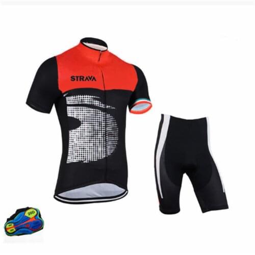 2021 STRAVA Bike Clothing Quick Dry Short Maillot CulotteBlack Cycling Jersey 20D Bib Set MTB Uniform Bicycle Wear Clothes Mens