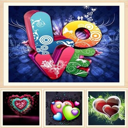 5D Diamond painting Creative Love Flower Fairy Cross Stitch Rhinestone Embroidery Home kids room Decor Sticker Poster