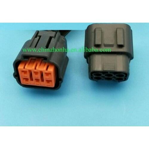 Free shipping 5sets 6pin sumitomo waterproof plug Accelerator Throttle Pedal Electronic connector 6195-0021