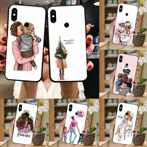 Queen mother baby family Phone Case For Xiaomi Mi A1 A2 5 6 6PLUS 8 9 SE Lite MIX 2 2S MAX 2 3 Pocophone F1