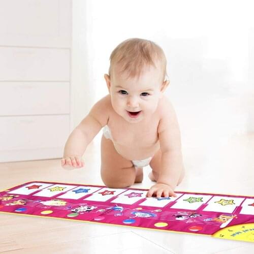 Piano Music Dance Play Mat Funny Musical Blanket Gifts for Kids Baby M09