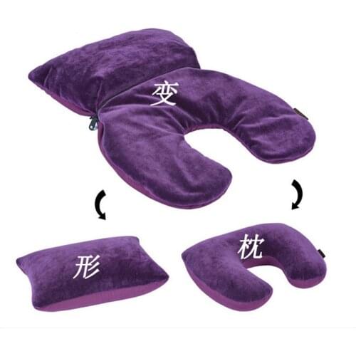 1 pcs Multifunction U-shaped neck pillow small deformation pillow/nap pillow Tablet PC base for Travel Foldable car cushion