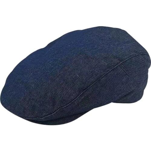 Blue Cowboy Men Beret Cap Adjustable Hats Men Cowboy Hat Golf Driving Summer Flat Cabbie Newsboy Caps