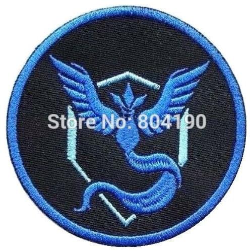 3" Go Team Mystic logo Iron On Patch HOT Embroidered Emblem applique Costume Cosplay Team