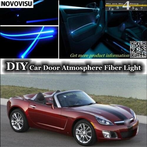 NOVOVISU For Saturn Sky interior Ambient Light Tuning Atmosphere Fiber Optic Lights Inside Door Panel illumination Not EL light