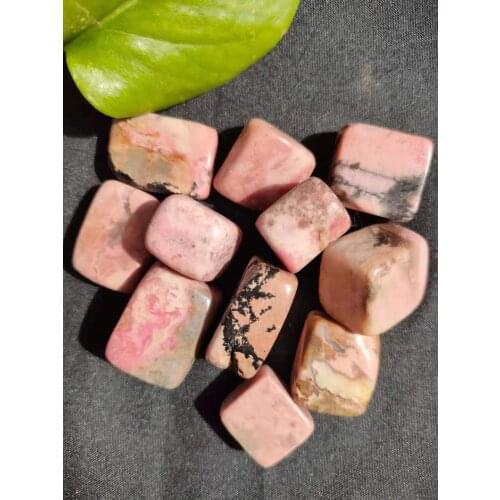 100g Natural rose red Rhodochrosite gravel stones Rock Crystal Quartz Mineral healing Fish Tank Decoration Cube stone