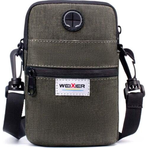 Crossbody Bags Men PU Leather Shoulder Bag Sling Bag Zipper Men Bags Leather Sports Wait Packs Waterproof with Waist Hook Free