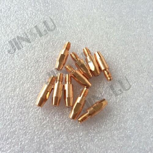 Welding consumables 10PCS 24KD WELDING nozzel + 30PCS CuCrZr M6*28 1.0mm welding tips