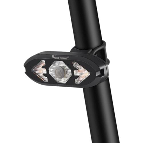 Bicycle LED Taillight Easily Installation Rear Lamp Smart Bike Wireless Remote Turn Signal Lights Bicycle Parts