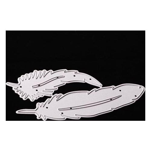 Metal feather Cutting Dies Stencils for DIY Scrapbooking/photo album Decorative Embossing DIY Paper Cards