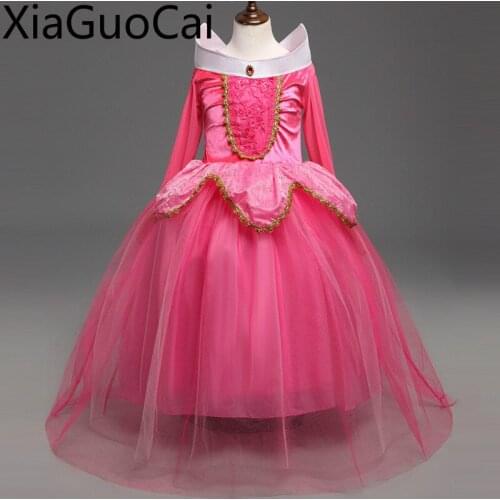 Girls Party Dress 2018 Halloween New Childrens Clothing Girls Dress Toddler Cosplay Childrens Thanksgiving Dress