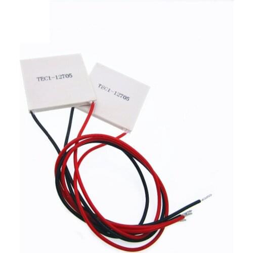 10pcs/lot TEC1-12705 Thermoelectric Cooler Peltier 12705 12V 5A Cells, TEC12705 Peltier Elemente Module