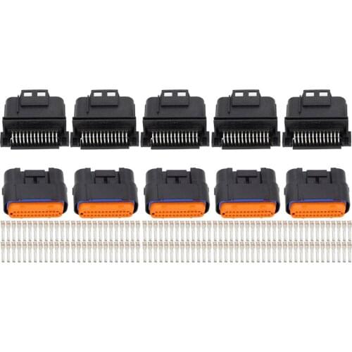 26 pin connector male and female set of replacement parts control system plug with terminal DJ7261A-1-10 / 21 26P