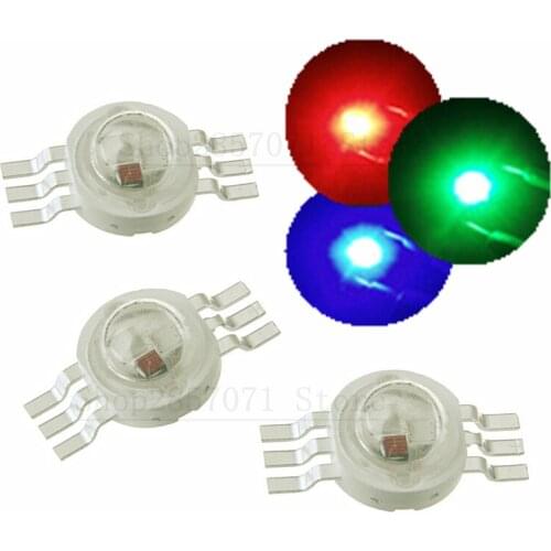 50pcs LED 3w High Power LED Chip, RGB Light Source