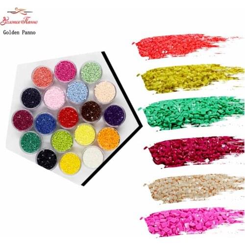2000pcs Full square Diamond Mosaicd for Diamond Painting DIY Embroidery dmc 310 Cross Stitch 3D Decoration beads crafts
