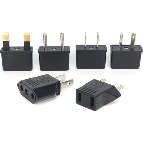 US American AU Australian Japan UK European Plug Adapter KR EU To US AC Travel Power Adapter Electrical Power Charger Sockets