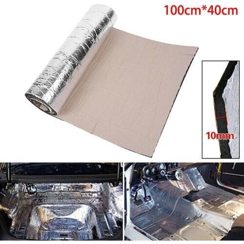 Car sound insulation stickers aluminum foil tin heat insulatio stickers car heat insulatio closed-cell foam accessorie 100*40 cm