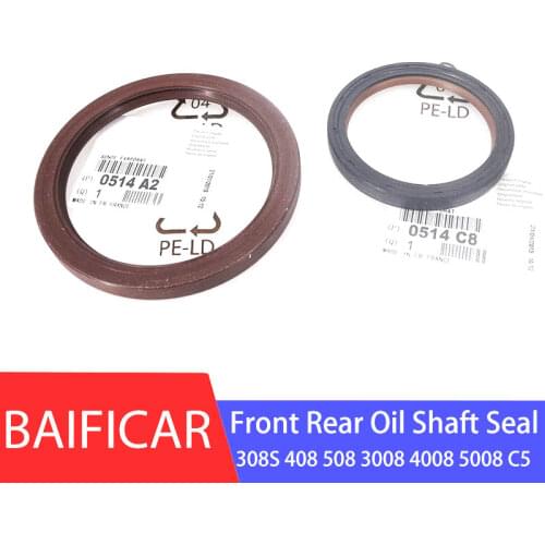 Baificar Brand New Genuine Crankshaft Front Rear Oil Shaft Seal For Peugeot 308S 408 508 3008 4008 5008 1.6T Citroen Berlingo C5