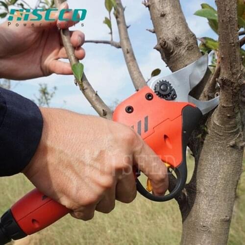 CE Lithium battery best electric pruning shears pruner 8-10 working hours (imported 2019 battery)