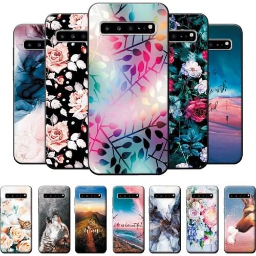 Case For Samsung Galaxy S10 5G Cases S10 Silicone Back Cover For Samsung S10 5G G977B Fashion Case Soft TPU Phone Bumper 6.7
