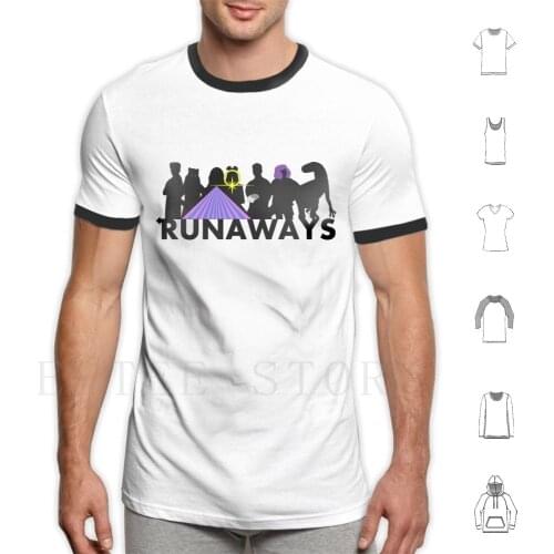 Runaways T Shirt DIY Big Size 100% Cotton Runaways Gert Yorkes Alex Wilder Chase Stein Nico Minoru Karolina Dean Molly
