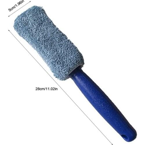 Auto Cleaning Wash Tool Bathroom Cleaning Brush Soft Fiber Brush for Tire Rim Car Interior Seats Furniture
