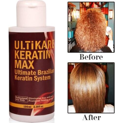 Keratin Hair Treatment 12% Formaldehyde 100ml Brazilian Keratin Moisturizing Treatment For Hair Care Frizzy hair