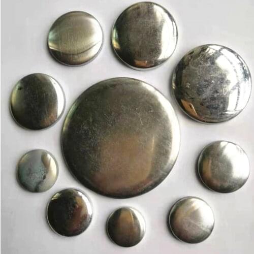 Metal Handmade Fabric Covered Button Macaron Coin Purse Bag Component Badge Buckles Material Trim 15mm -62mm 100pcs