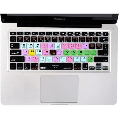 XSKN Ableton Logic Photoshop After Effects OS X Avid Keyboard Cover Skin for Old Macbook Air Pro Retina 13 15 17 Inch