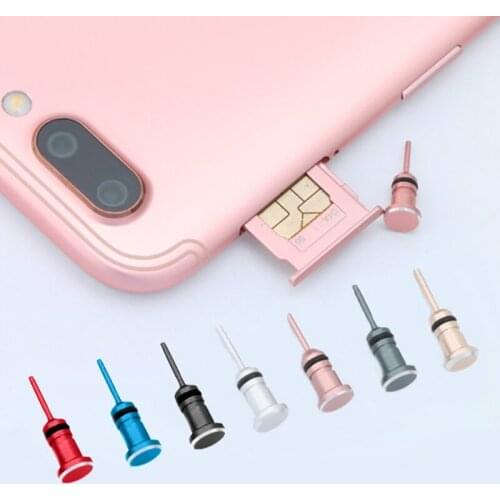 Anti Dust Plugs Assorted Colors Charging Port Cover Headphone Jack Protector 1Piece Aluminum Alloy Card Retrieve