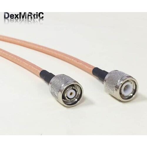 WIFI Antenna Extension RP-TNC Male Plug Switch TNC Male Pigtail Cable RG142 50CM 20" /100CM Adapter Low Loss Wholesale