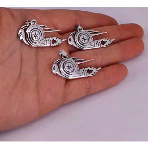 5pcs new Flying snail pendant charm rocket snail pendant children gift for women man Accessories