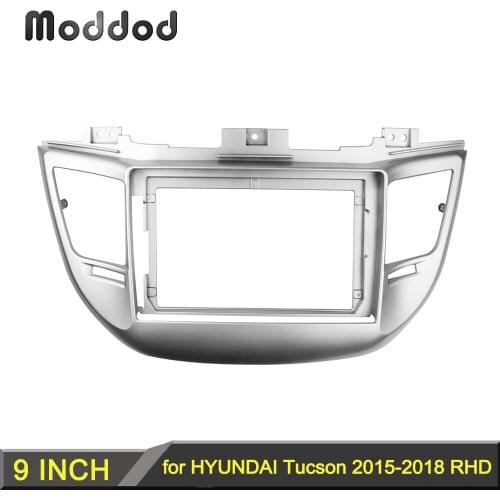 9 Inch Radio Frame for HYUNDAI TUCSON 2015 tereo GPS DVD Player Install Panel Surround Trim Kit Face Plate Android Player Bezel