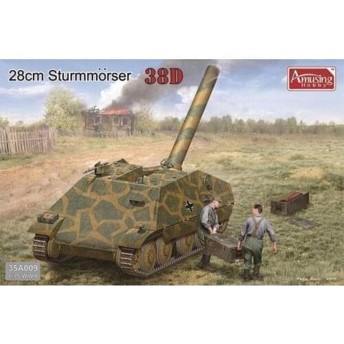 Amusing Hobby 35A009 1/35 German Sturmmorser 28cm 38(D) - Scale Model Kit