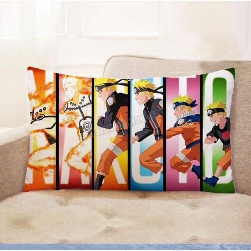 Naruto Pillowcase anime cute pillowslip pillow Case Bed Short plush fabric Pillow Cover Home Decor Cover home decor 50x70cm